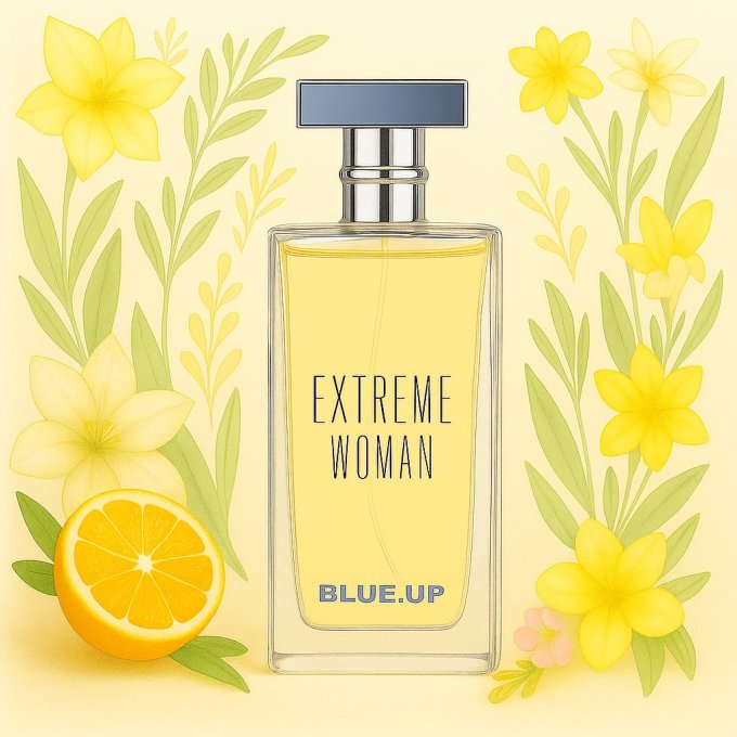 BLUE UP EXTREME WOMEN – Eau de parfum femme 100 ml | Inspiration florale fraîche et musquée