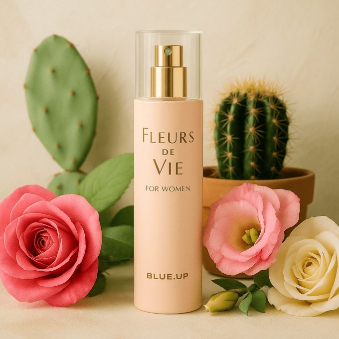 BLUE UP FLEURS DE VIE – Eau de parfum femme 100 ml | Inspiration florale boisée et délicate