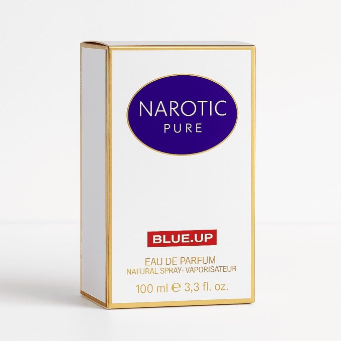 BLUE UP NAROTIC PURE WOMEN – Eau de parfum femme 100 ml | Inspiration florale blanche et boisée