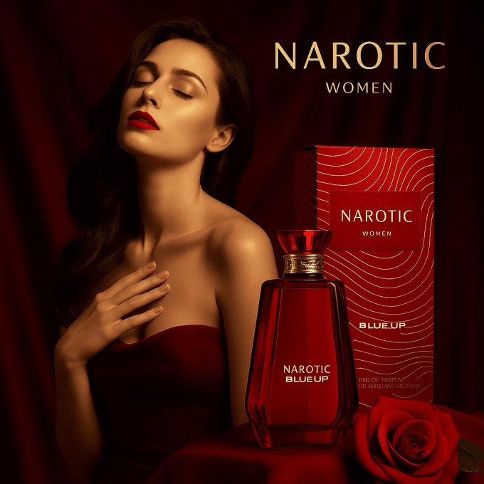 BLUE UP NAROTIC WOMEN – Eau de parfum femme 100 ml | Inspiration orientale florale et vanillée