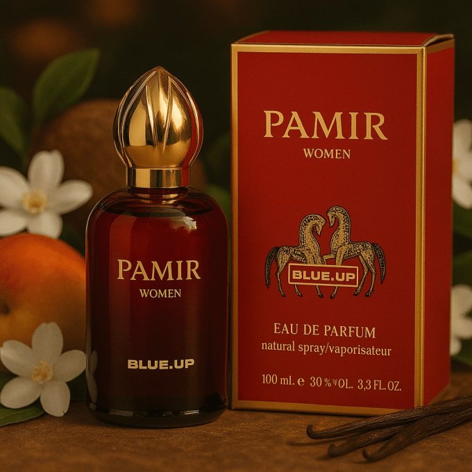 BLUE UP PAMIR WOMEN – Eau de parfum femme 100 ml | Inspiration orientale fruitée et vanillée