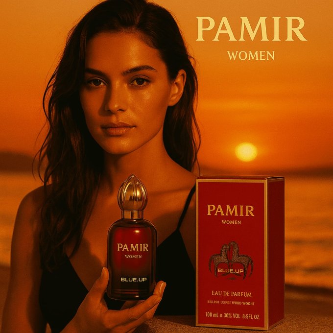 BLUE UP PAMIR WOMEN – Eau de parfum femme 100 ml | Inspiration orientale fruitée et vanillée