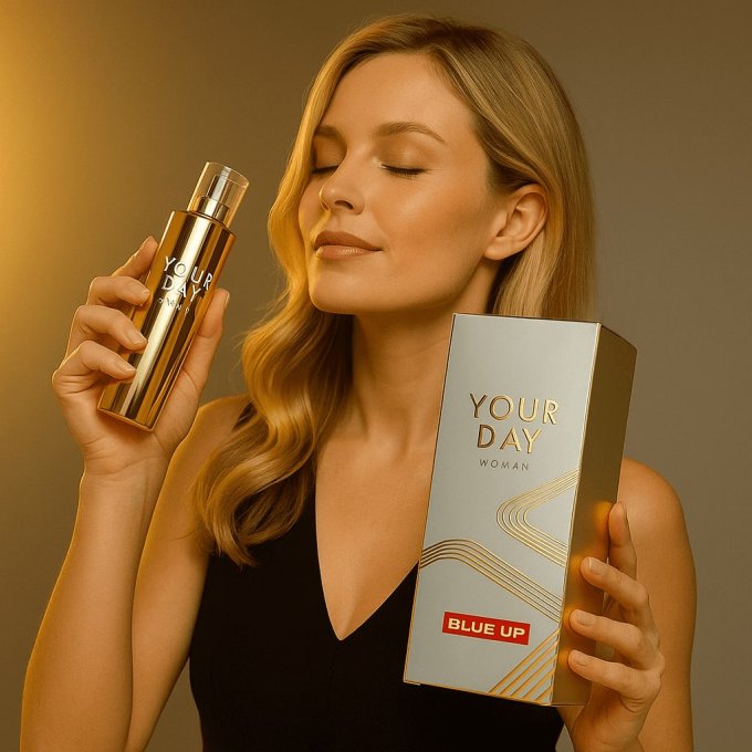 BLUE UP YOUR DAY WOMEN – Eau de parfum femme 100 ml | Inspiration florale fraîche et lumineuse