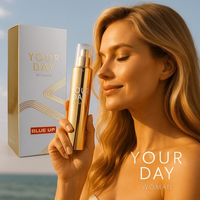 BLUE UP YOUR DAY WOMEN – Eau de parfum femme 100 ml | Inspiration florale fraîche et lumineuse