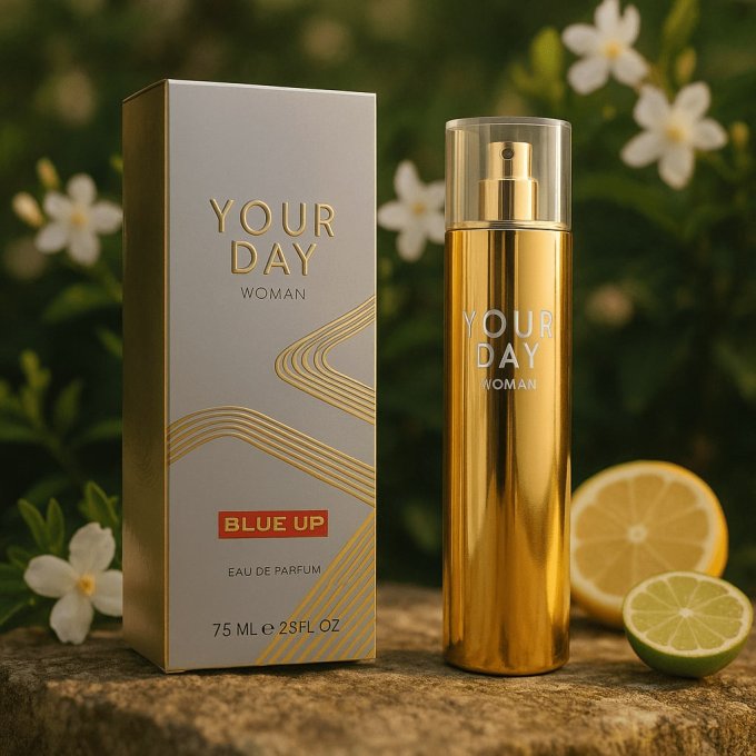 BLUE UP YOUR DAY WOMEN – Eau de parfum femme 100 ml | Inspiration florale fraîche et lumineuse