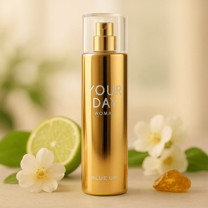 BLUE UP YOUR DAY WOMEN – Eau de parfum femme 100 ml | Inspiration florale fraîche et lumineuse