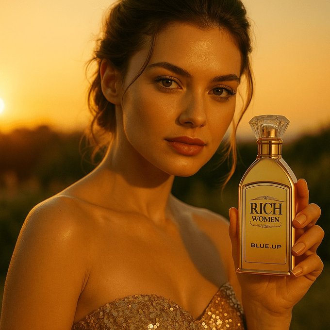BLUE UP RICH WOMEN – Eau de parfum femme 100 ml | Inspiration florale fruitée et orientale