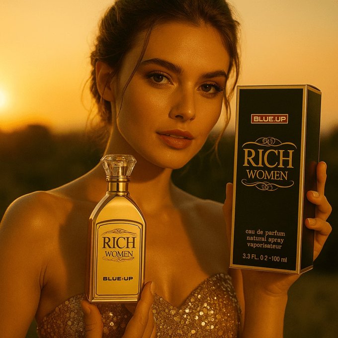 BLUE UP RICH WOMEN – Eau de parfum femme 100 ml | Inspiration florale fruitée et orientale
