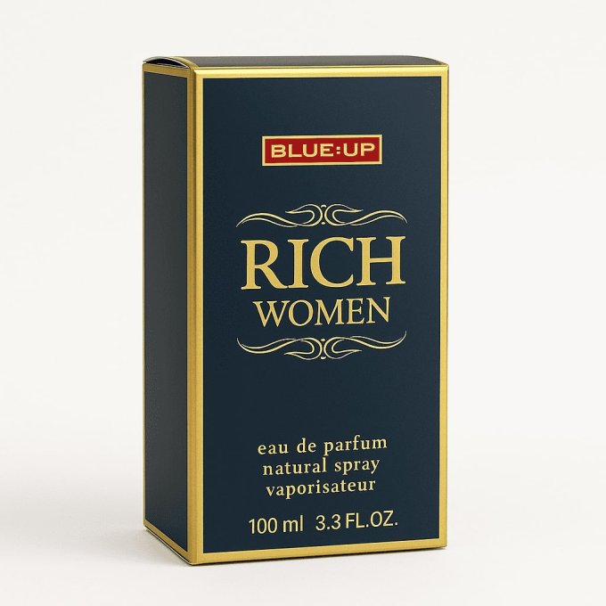 BLUE UP RICH WOMEN – Eau de parfum femme 100 ml | Inspiration florale fruitée et orientale
