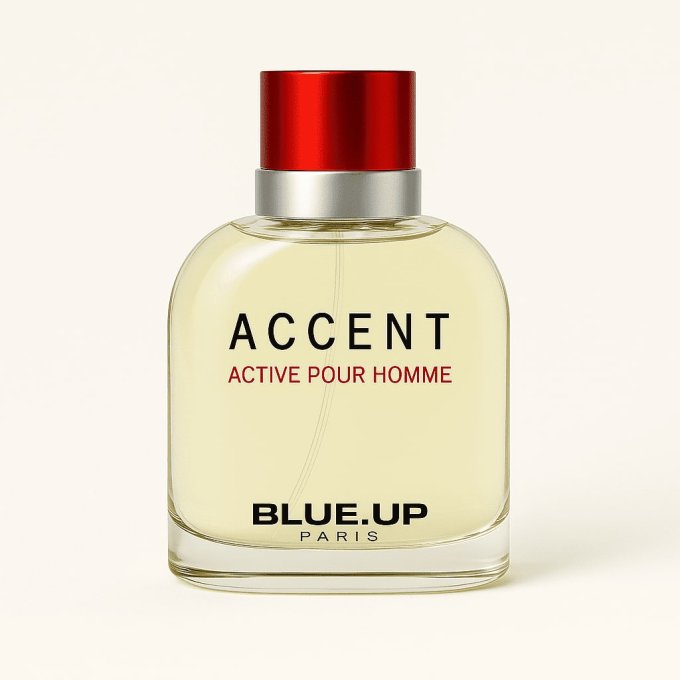 BLUE UP ACCENT ACTIV POUR HOMME – EDT homme 100 ml | Inspiration fraîche boisée et aroma