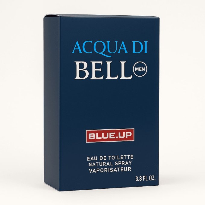 BLUE UP ACQUA DI BELLO – Eau de toilette homme 100 ml | Inspiration fraîche aquatique et boisée