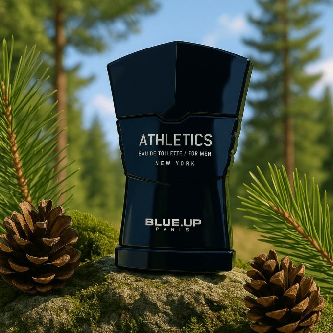 BLUE UP ATHLETICS MEN – Eau de toilette homme 100 ml | Inspiration aromatique boisée et fraîche