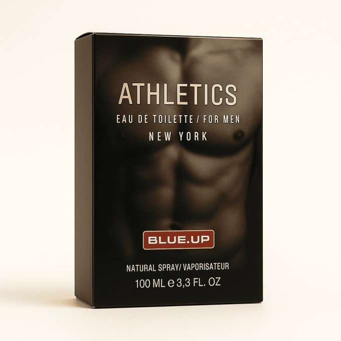 BLUE UP ATHLETICS MEN – Eau de toilette homme 100 ml | Inspiration aromatique boisée et fraîche