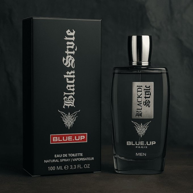BLUE UP BLACK STYLE MEN – Eau de toilette homme 100 ml | Inspiration boisée aromatique et épicée