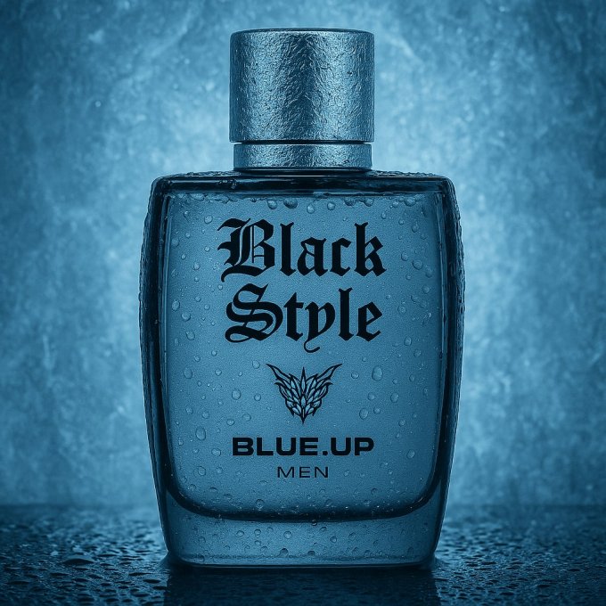 BLUE UP BLACK STYLE MEN – Eau de toilette homme 100 ml | Inspiration boisée aromatique et épicée