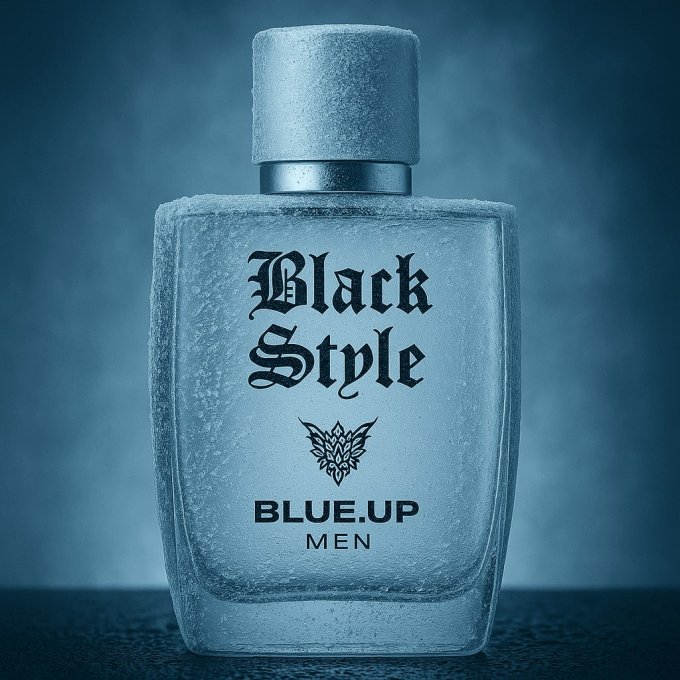 BLUE UP BLACK STYLE MEN – Eau de toilette homme 100 ml | Inspiration boisée aromatique et épicée