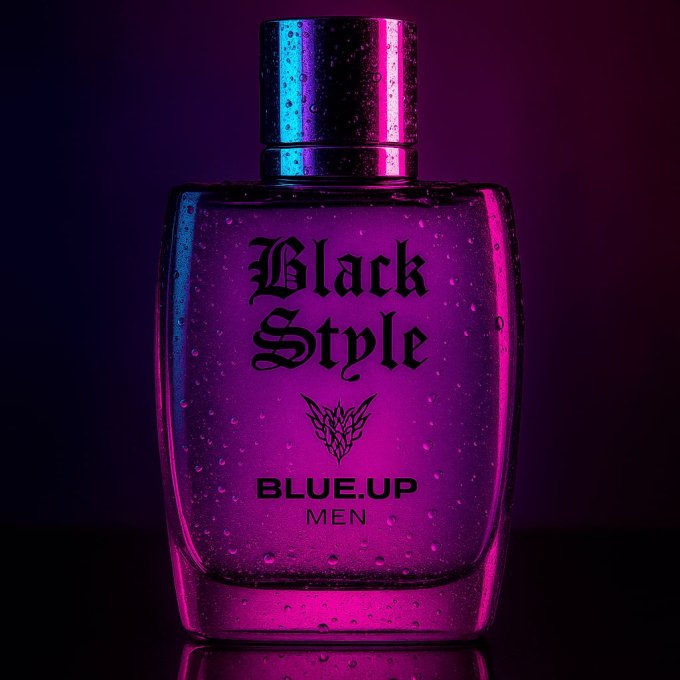 BLUE UP BLACK STYLE MEN – Eau de toilette homme 100 ml | Inspiration boisée aromatique et épicée