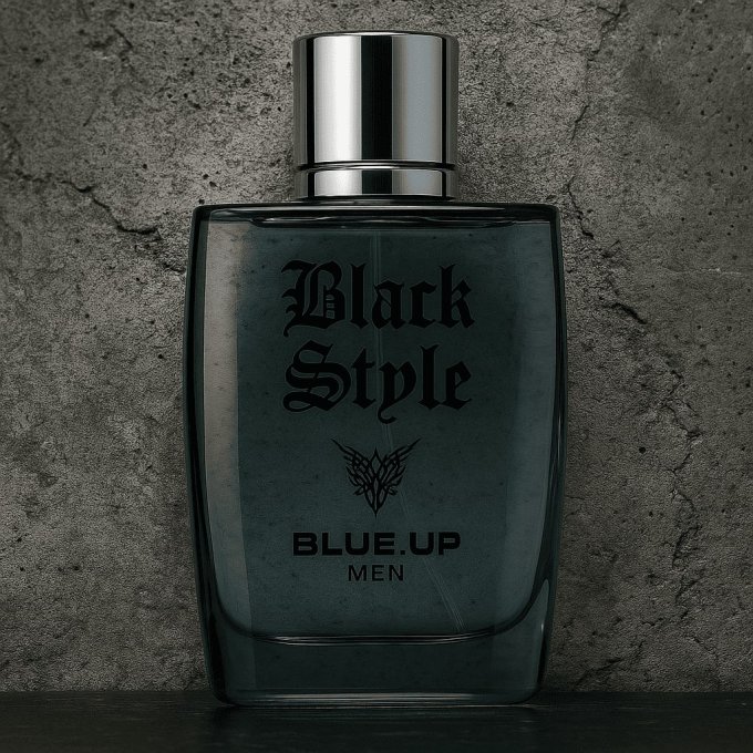 BLUE UP BLACK STYLE MEN – Eau de toilette homme 100 ml | Inspiration boisée aromatique et épicée