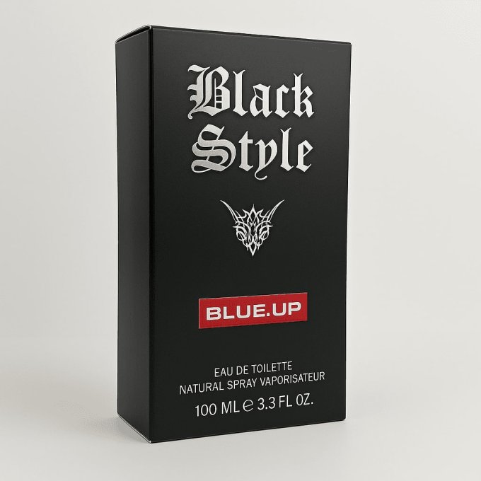 BLUE UP BLACK STYLE MEN – Eau de toilette homme 100 ml | Inspiration boisée aromatique et épicée
