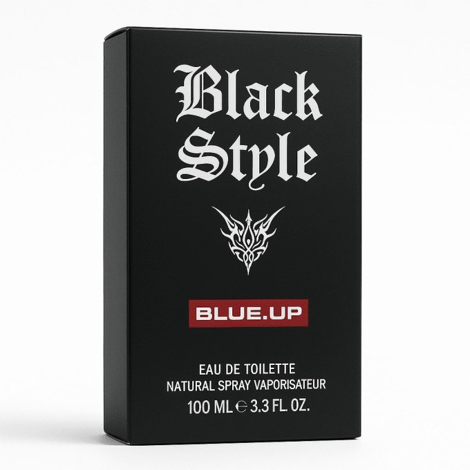 BLUE UP BLACK STYLE MEN – Eau de toilette homme 100 ml | Inspiration boisée aromatique et épicée