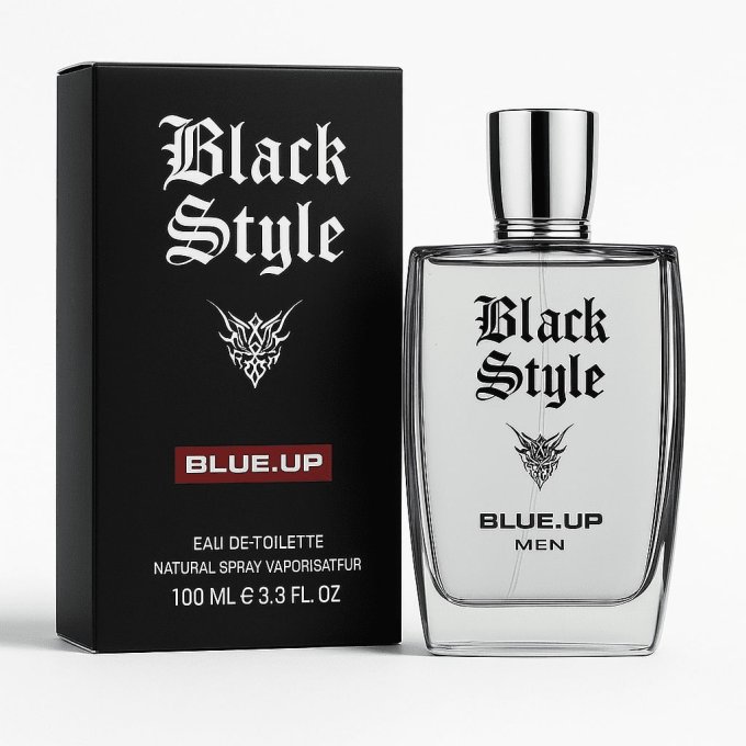 BLUE UP BLACK STYLE MEN – Eau de toilette homme 100 ml | Inspiration boisée aromatique et épicée