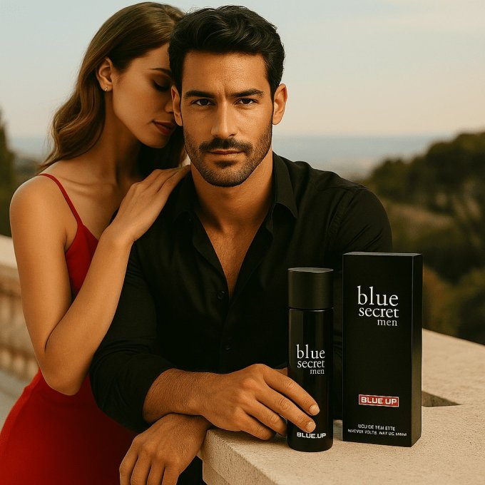 BLUE UP BLUE SECRET MEN – Eau de toilette homme 100 ml | Inspiration orientale boisée et aromatique