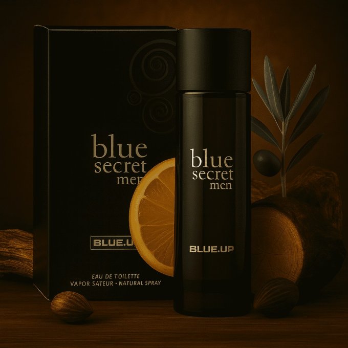 BLUE UP BLUE SECRET MEN – Eau de toilette homme 100 ml | Inspiration orientale boisée et aromatique
