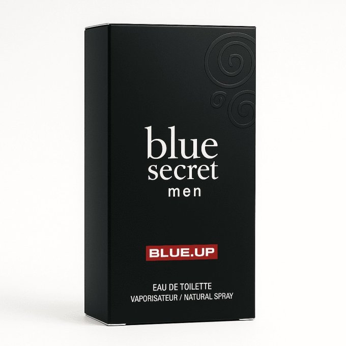 BLUE UP BLUE SECRET MEN – Eau de toilette homme 100 ml | Inspiration orientale boisée et aromatique
