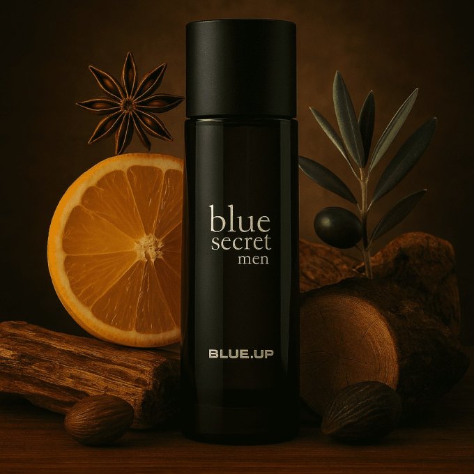 BLUE UP BLUE SECRET MEN – Eau de toilette homme 100 ml | Inspiration orientale boisée et aromatique