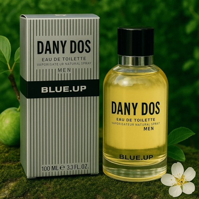 BLUE UP DANY DOS – Eau de toilette homme 100 ml | Inspiration boisée épicée et fruitée