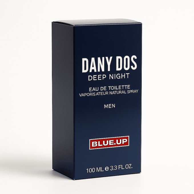 BLUE UP DANY DOS DEEP NIGHT – Eau de toilette homme 100 ml | Inspiration boisée florale musquée