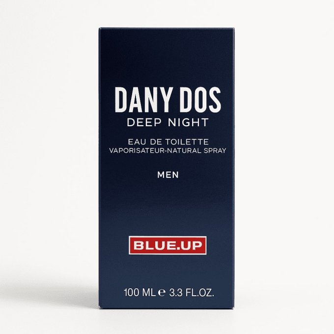 BLUE UP DANY DOS DEEP NIGHT – Eau de toilette homme 100 ml | Inspiration boisée florale musquée