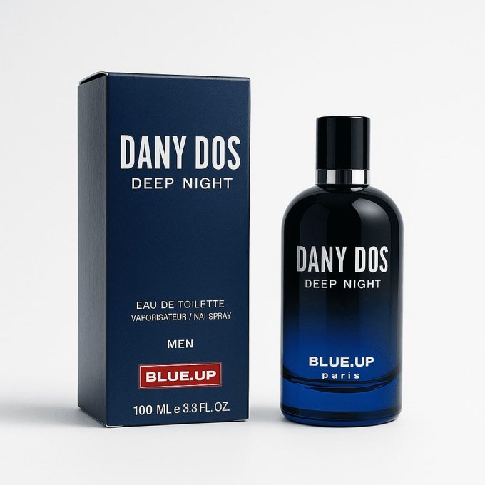 BLUE UP DANY DOS DEEP NIGHT – Eau de toilette homme 100 ml | Inspiration boisée florale musquée