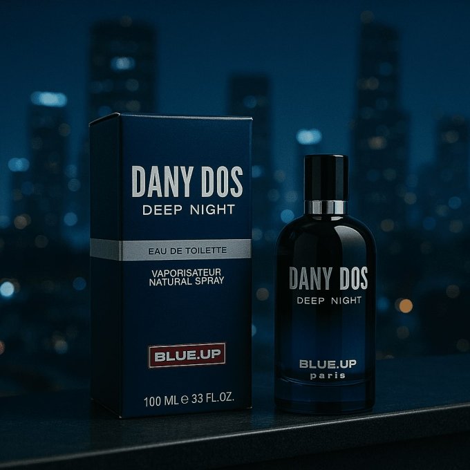 BLUE UP DANY DOS DEEP NIGHT – Eau de toilette homme 100 ml | Inspiration boisée florale musquée
