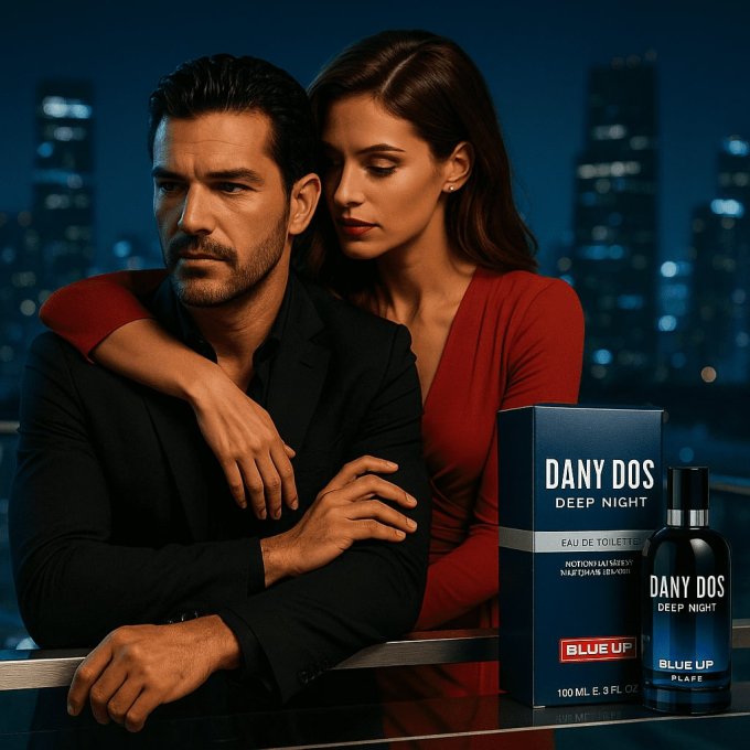 BLUE UP DANY DOS DEEP NIGHT – Eau de toilette homme 100 ml | Inspiration boisée florale musquée