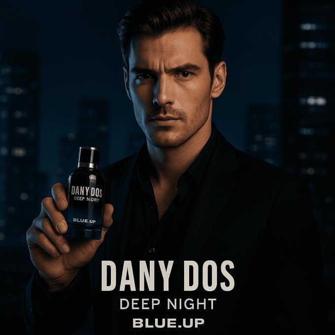 BLUE UP DANY DOS DEEP NIGHT – Eau de toilette homme 100 ml | Inspiration boisée florale musquée