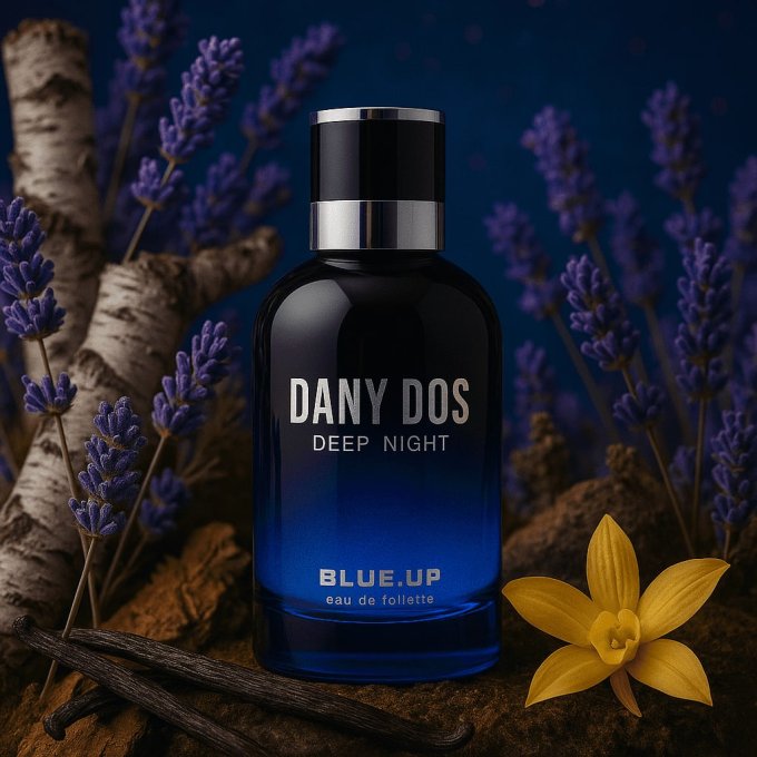 BLUE UP DANY DOS DEEP NIGHT – Eau de toilette homme 100 ml | Inspiration boisée florale musquée