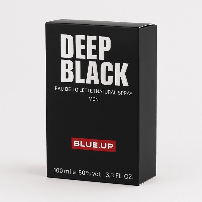 BLUE UP DEEP BLACK – Eau de toilette homme 100 ml | Inspiration aromatique fougère boisée