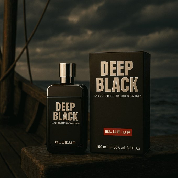 BLUE UP DEEP BLACK – Eau de toilette homme 100 ml | Inspiration aromatique fougère boisée