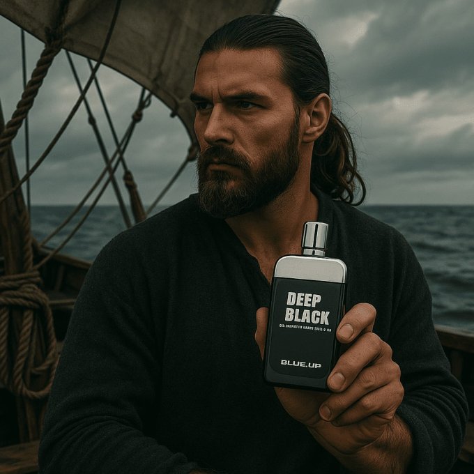 BLUE UP DEEP BLACK – Eau de toilette homme 100 ml | Inspiration aromatique fougère boisée
