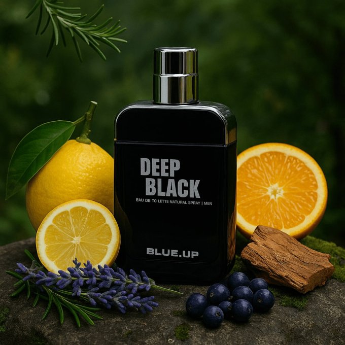 BLUE UP DEEP BLACK – Eau de toilette homme 100 ml | Inspiration aromatique fougère boisée
