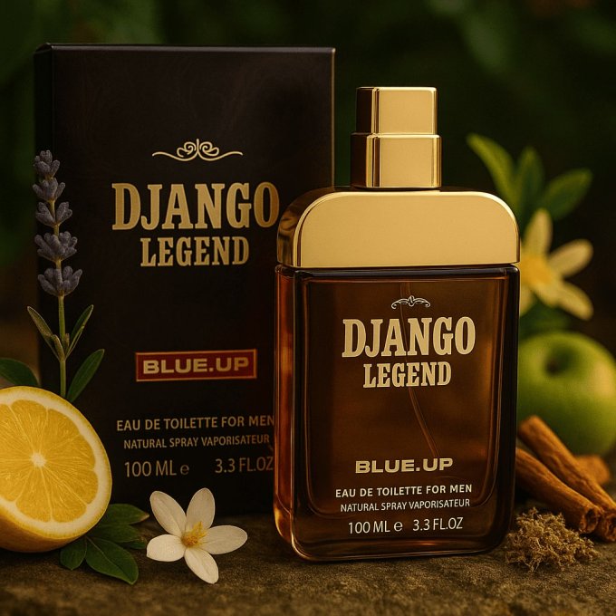 BLUE UP DJANGO LEGEND MEN – EDT homme 100 ml | Inspiration fougère aromatique intemporel