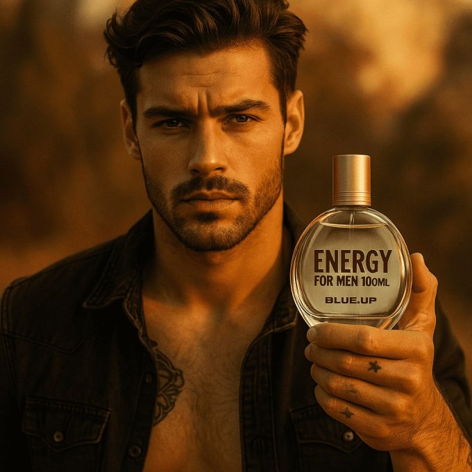 BLUE UP ENERGY FOR LIFE MEN – Eau de toilette homme 100 ml | Inspiration fruitée boisée vivifiante