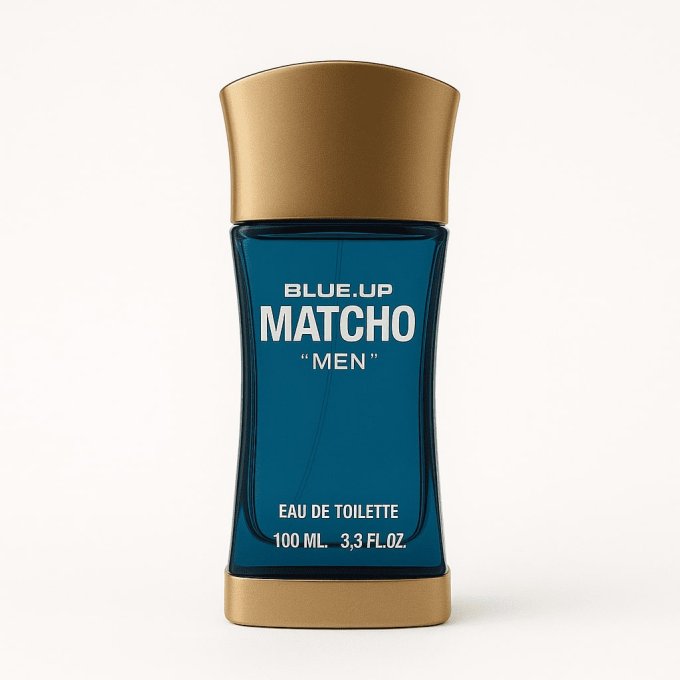 BLUE UP MATCHO MEN – Eau de toilette homme 100 ml | Oriental frais et viril aux accents iconiques