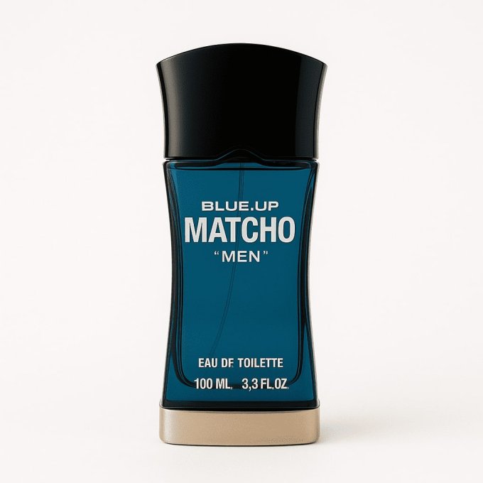 BLUE UP MATCHO MEN – Eau de toilette homme 100 ml | Oriental frais et viril aux accents iconiques
