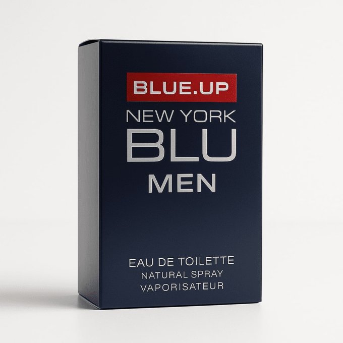 BLUE UP NEW YORK BLUE MEN – Eau de toilette homme 100 ml | Boisé aromatique et magnétique