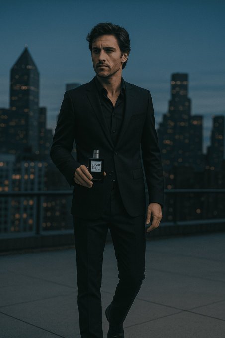 BLUE UP NEW YORK BLUE MEN – Eau de toilette homme 100 ml | Boisé aromatique et magnétique