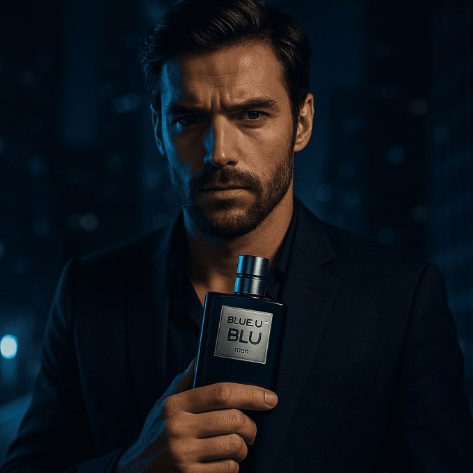 BLUE UP NEW YORK BLUE MEN – Eau de toilette homme 100 ml | Boisé aromatique et magnétique