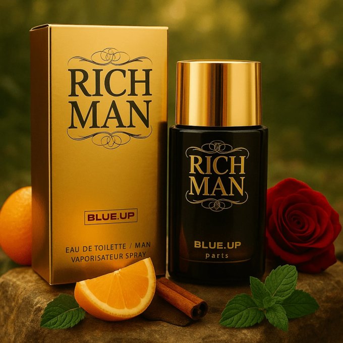 Blue-Up Rich Man Duke – Eau de toilette homme | Accord boisé oriental