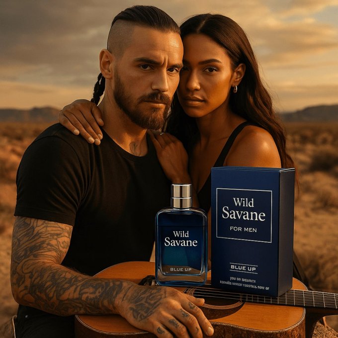 Blue-Up Wild Savane – Eau de parfum homme | Fraîcheur boisée aromatique